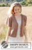 248-19 Brown Butterflies Cardigan by DROPS Design